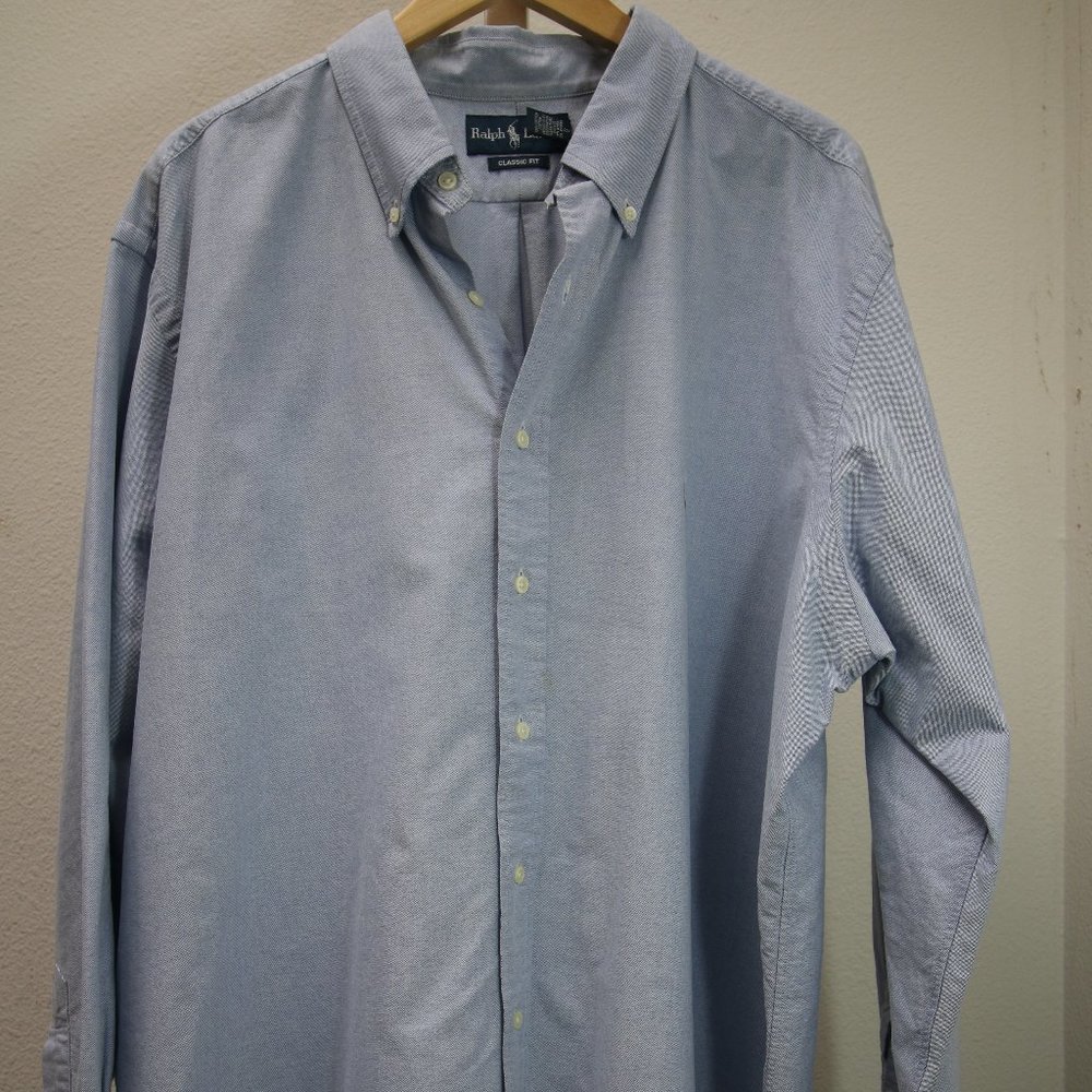 Ralph Lauren Men's Long Sleeve Button-Down Oxford